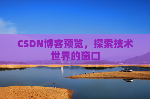 CSDN博客预览，探索技术世界的窗口